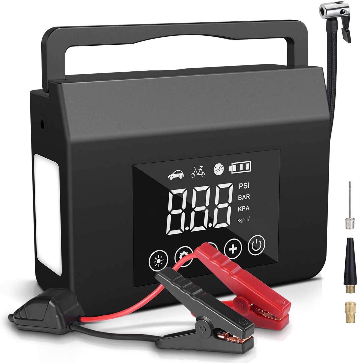 Portable Car Jump Starter with Air Compressor